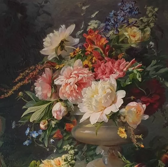 Élise Puyroche Wagner, huile sur toile