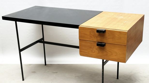 Pierre PAULIN (1927-2009) Bureau, circa 1960, modèle CM141