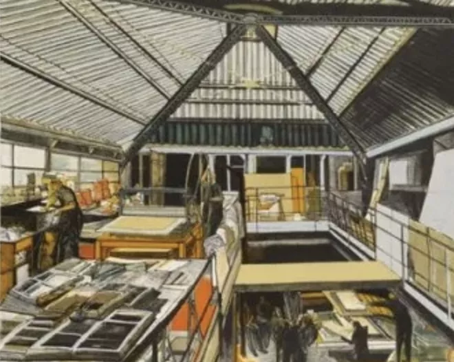 Sam Szafran, lithographie