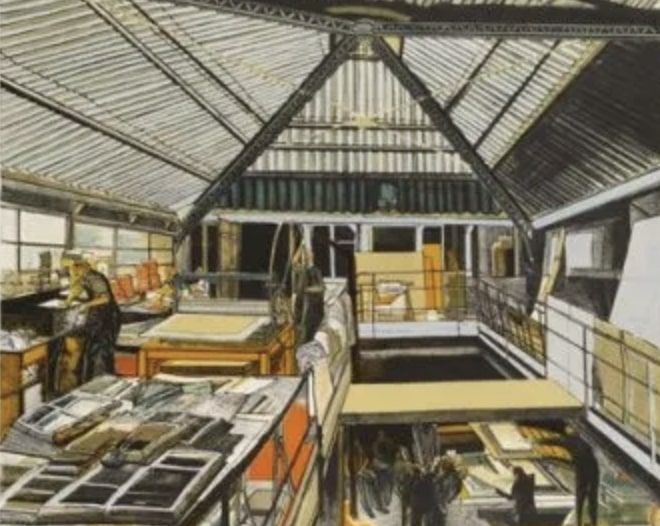 Sam Szafran, lithographie