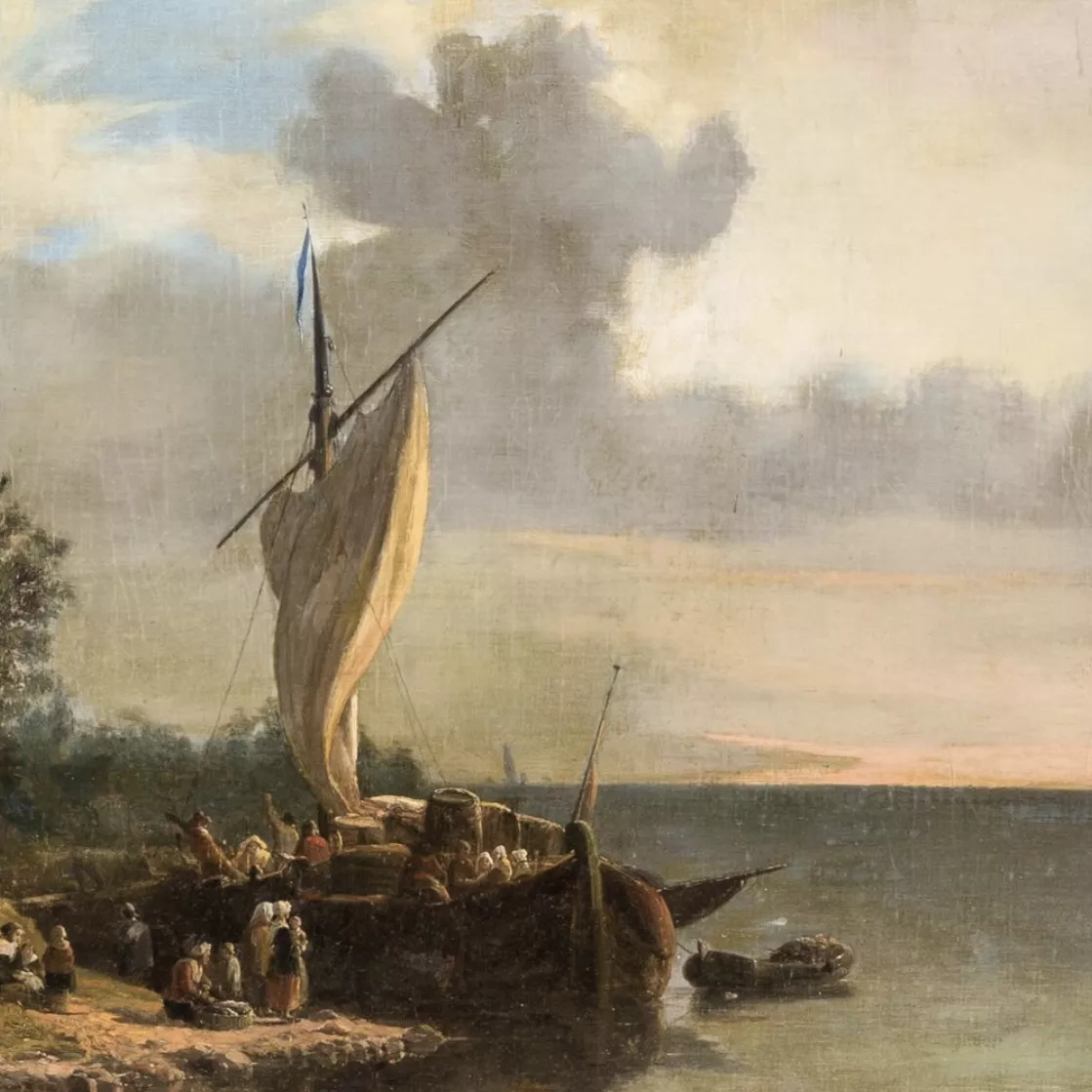 Louis Boulanger, huile sur toile
