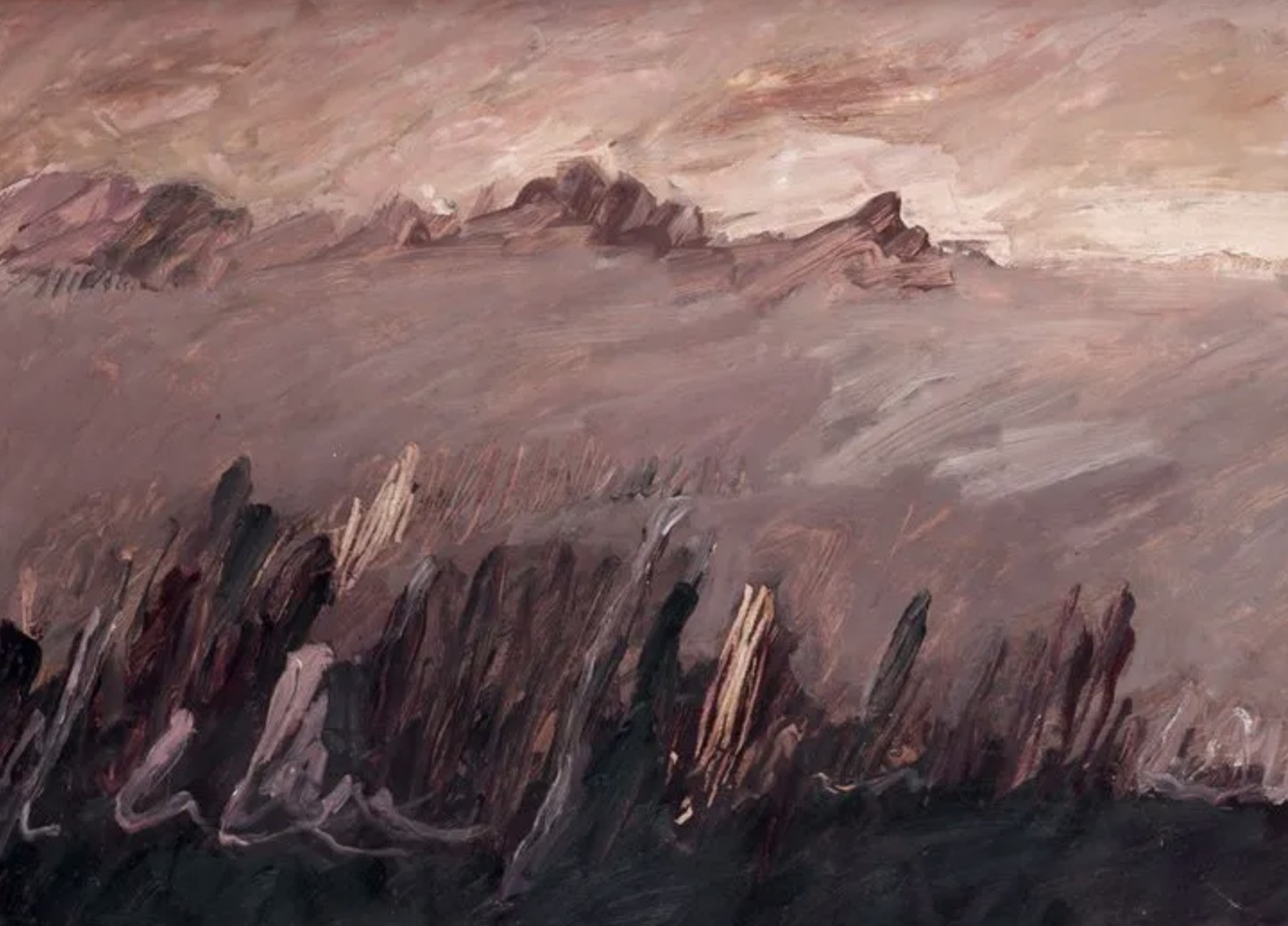 Roger Edgar Gillet, huile sur toile