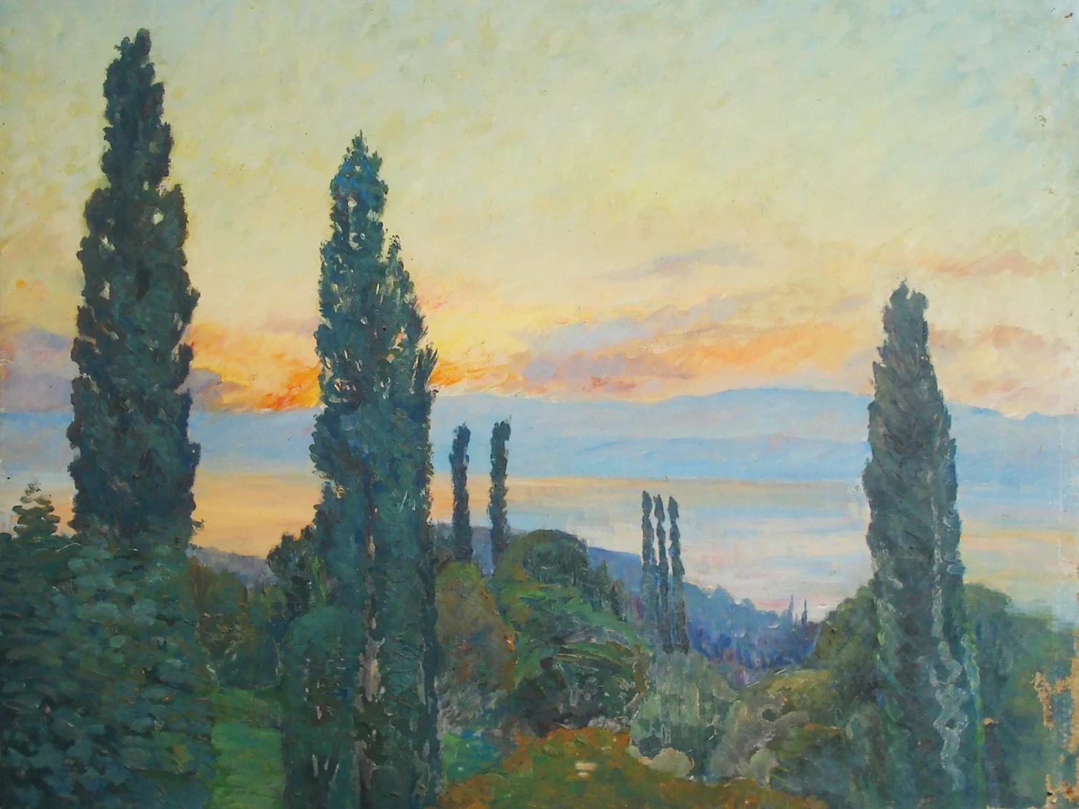 Ham Nghi, huile sur toile