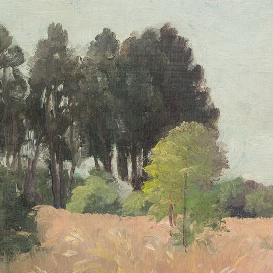 Ham Nghi, huile sur toile