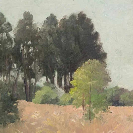 Ham Nghi, huile sur toile
