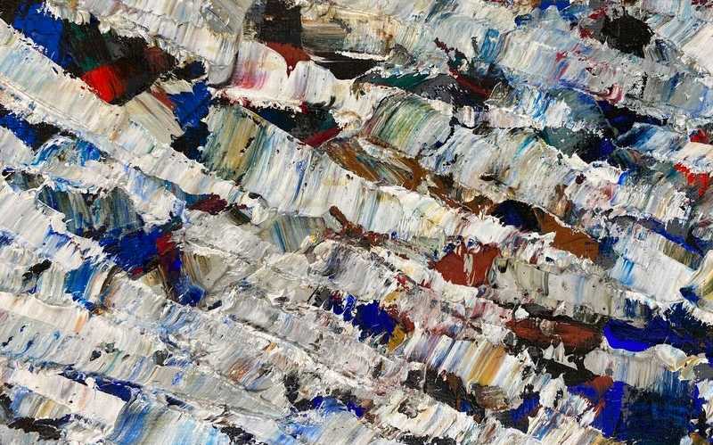 Jacques Germain, huile sur toile