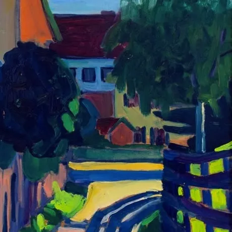 Gabriele Münter, huile sur toile