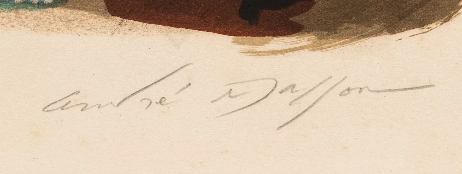 Signature d'Andr&eacute; Masson
