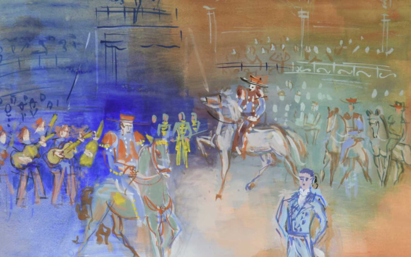 Jean Dufy, aquarelle