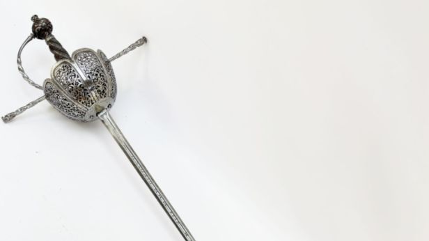 Épée à la taza, Espagne, vers 1650