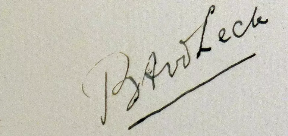 Signature de Bart van der Leck