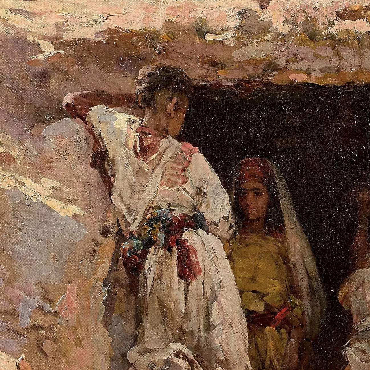 Marie Aim&eacute;e Lucas Robiquet, huile sur toile