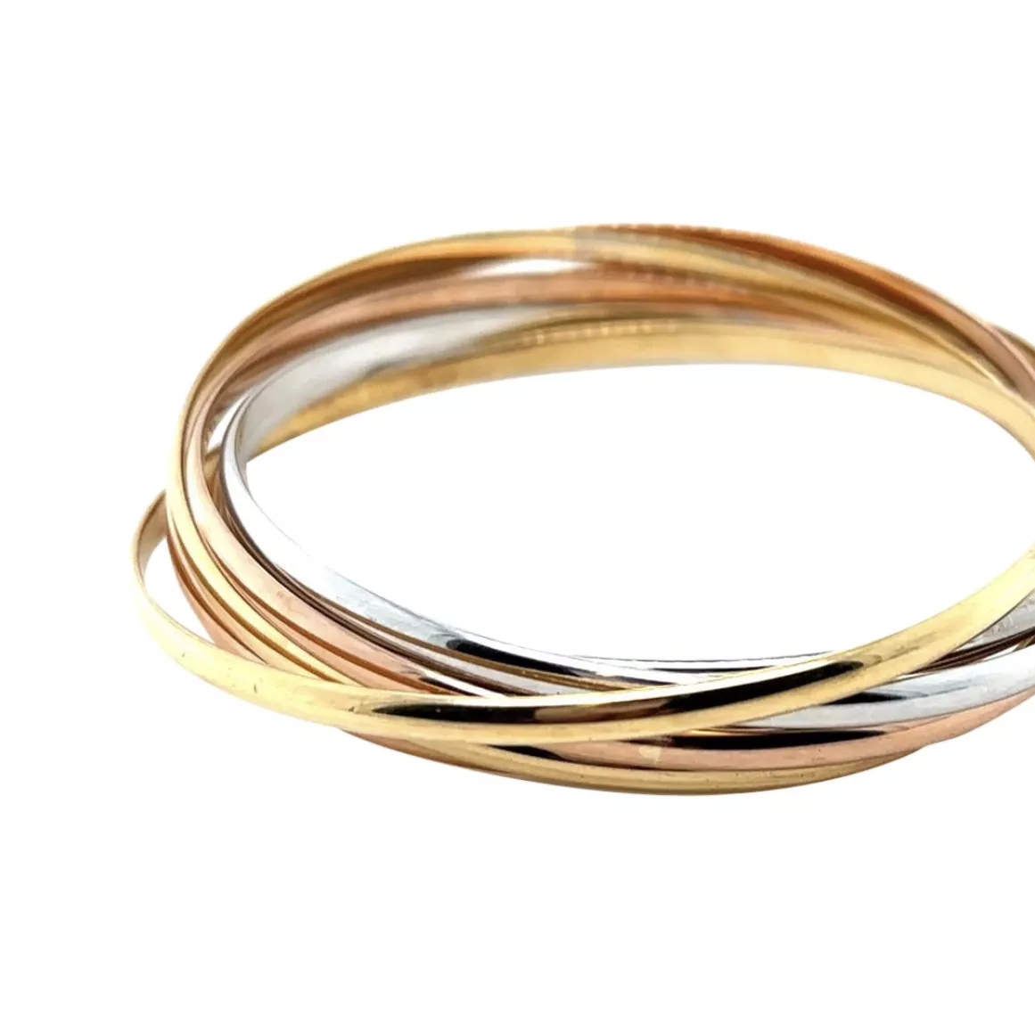 Cartier, bracelet Trinity &agrave; sept anneaux