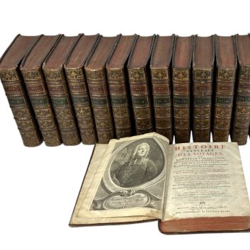 PRÉVOST D’EXILES (Antoine-François, abbé). Histoire générale des voyages, ou Nouvelle collection de toutes les relations de voyages par mer et par terre