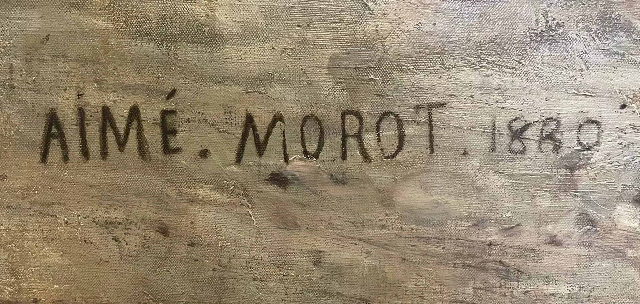 Signature d'Aim&eacute; Morot