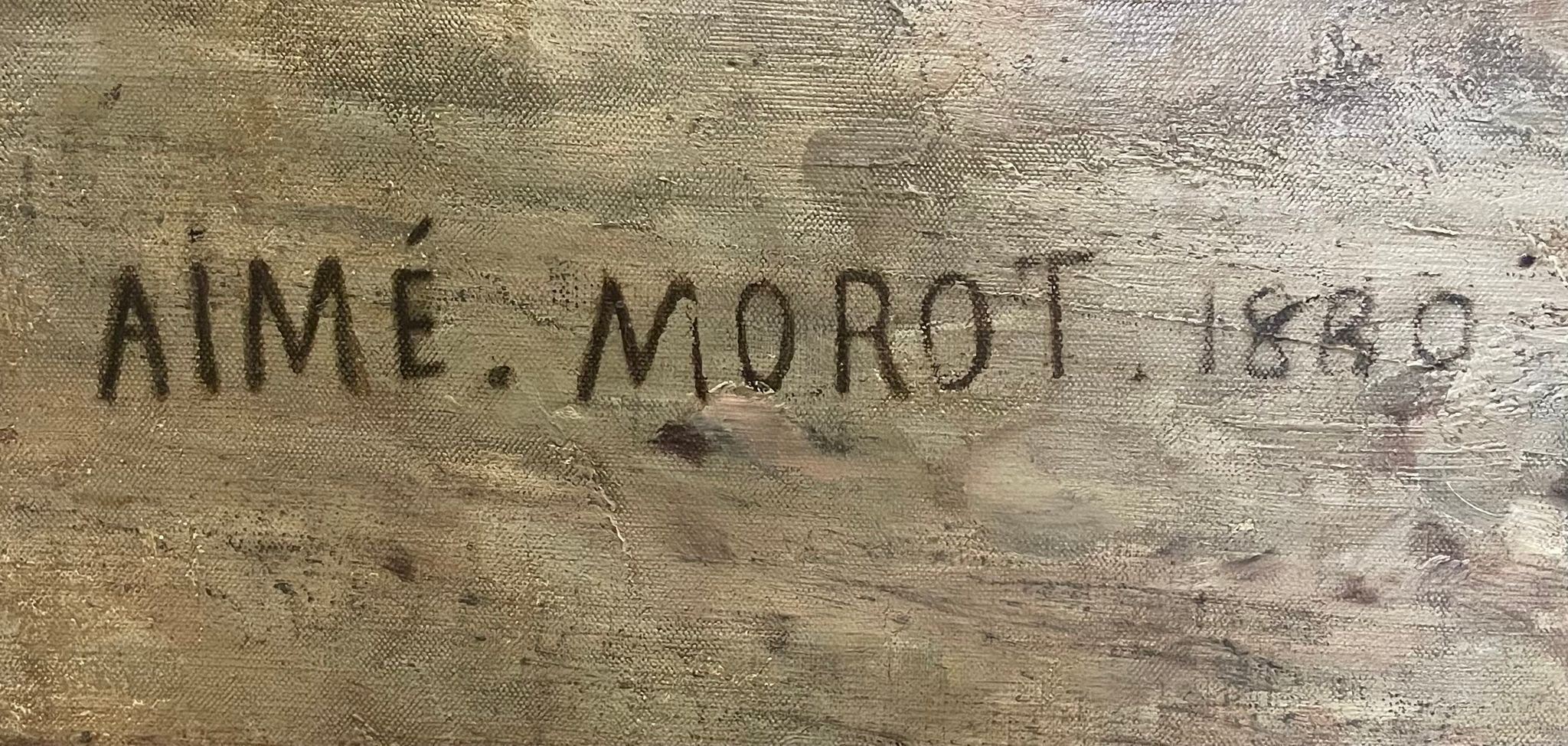 Signature d'Aimé Morot
