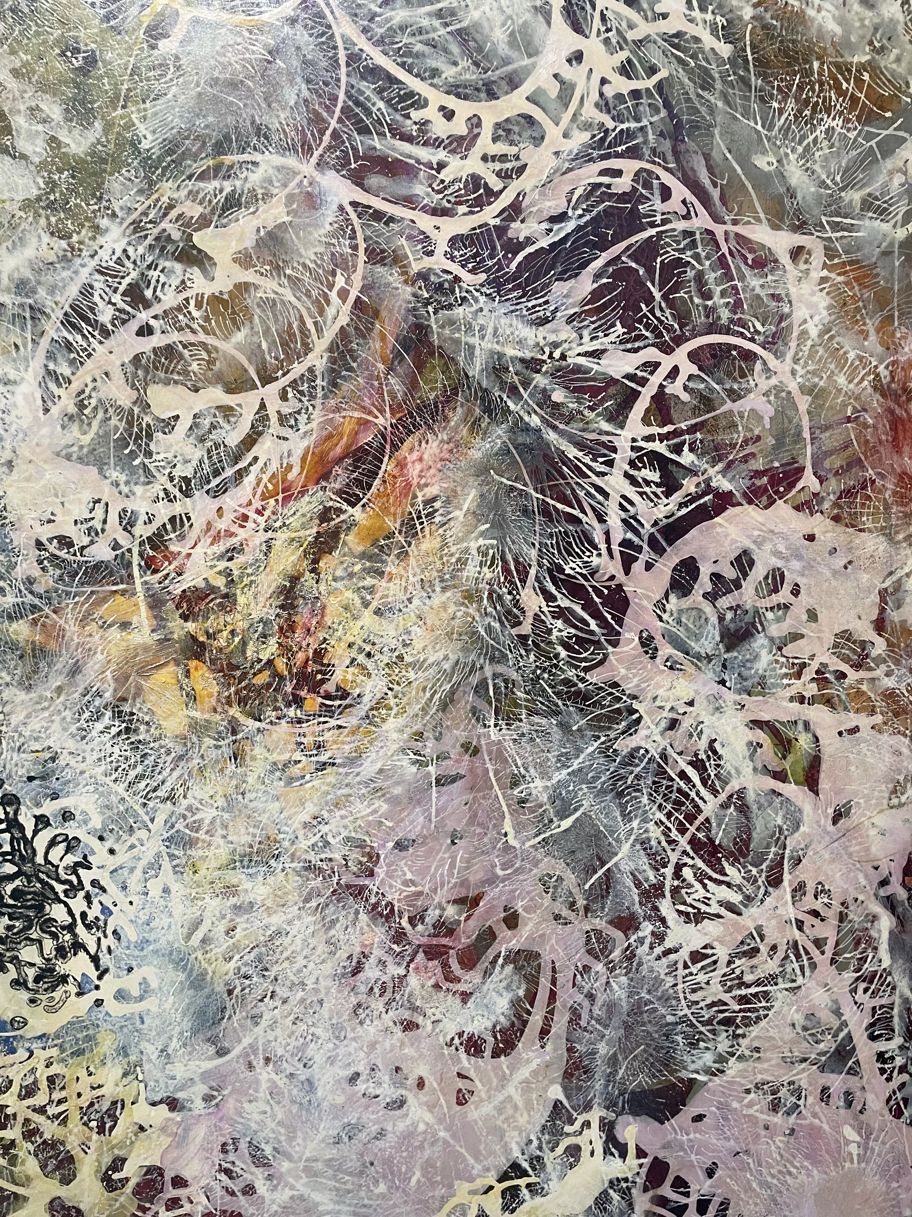 Janet Sobel, peinture et techniques mixtes