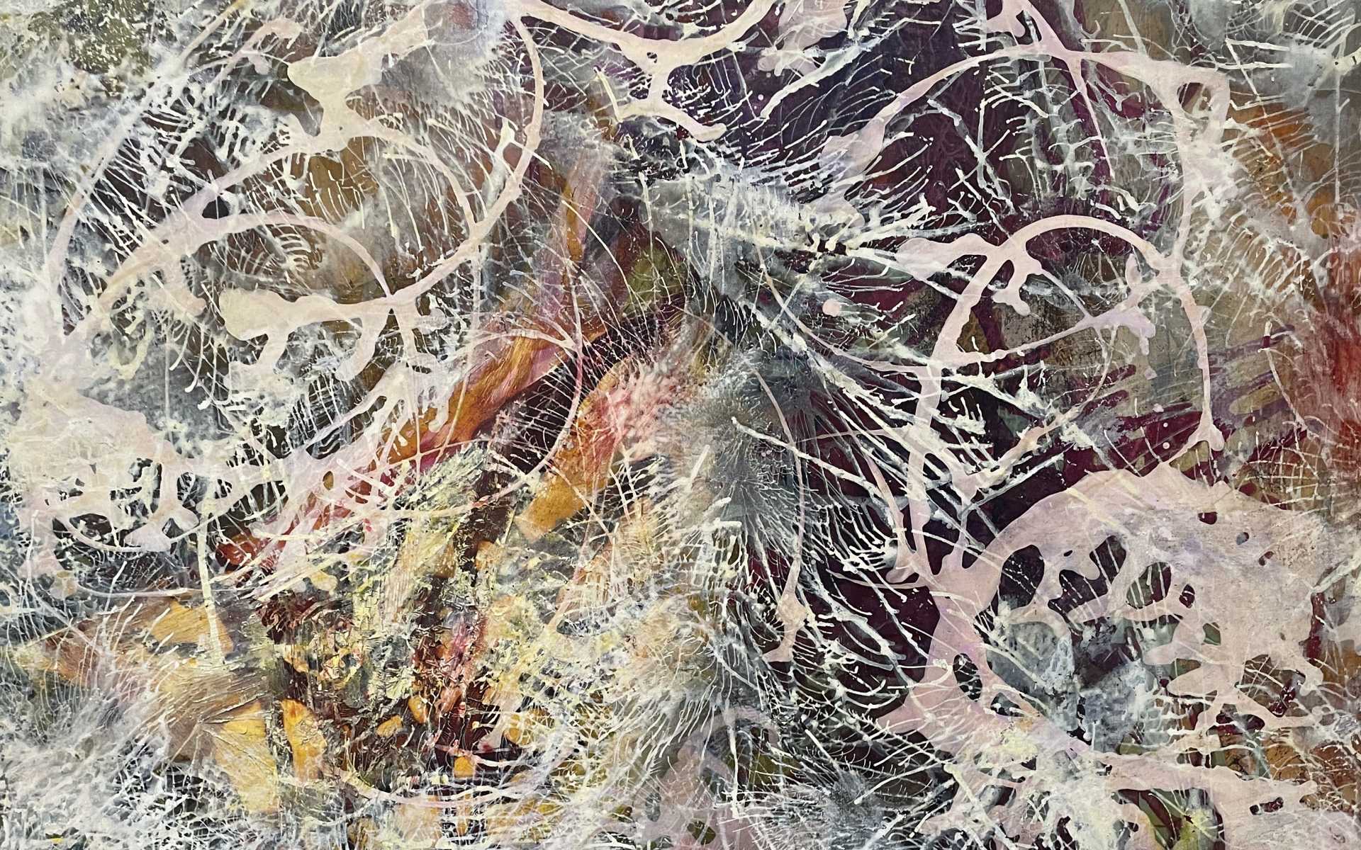 Janet Sobel, peinture et techniques mixtes