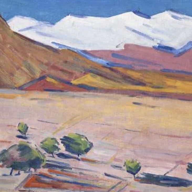 Martiros Saryan, huile sur toile