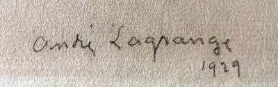 Signature de Andr&eacute; Lagrange