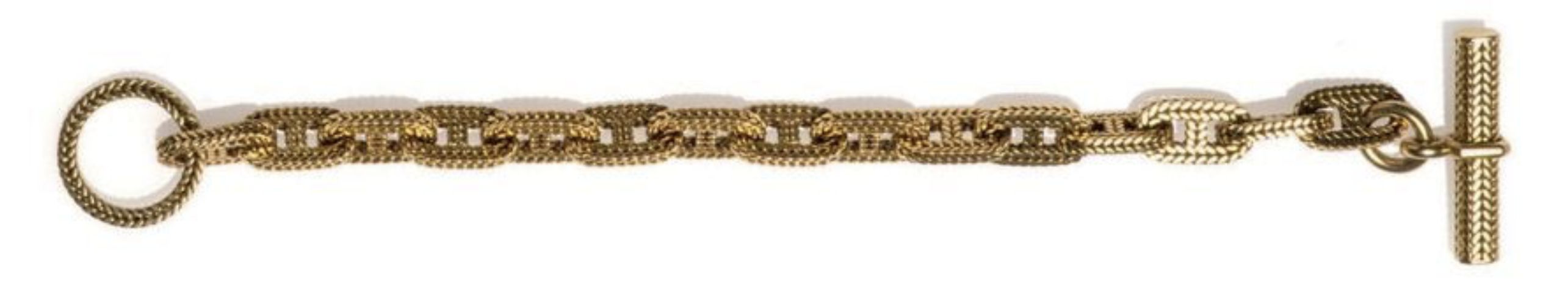 Georges Lenfant pour Hermès, bracelet chaîne d'ancre