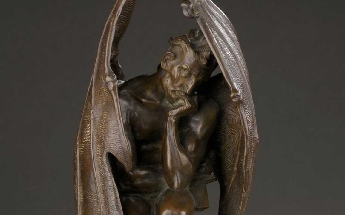 Jean-Jacques Feuchère, Satan méditant sur son crime, bronze