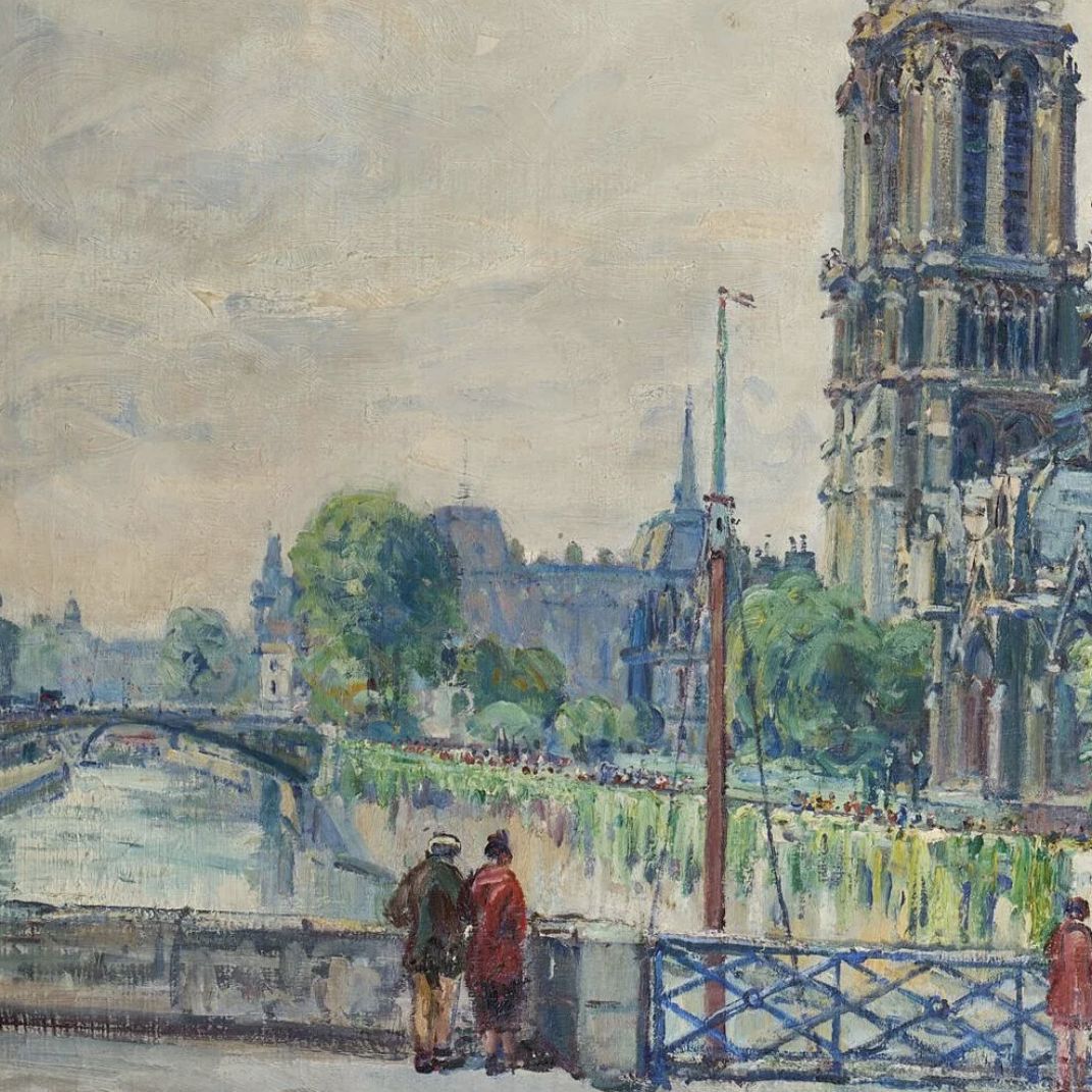 Gustave Madelain, huile sur toile