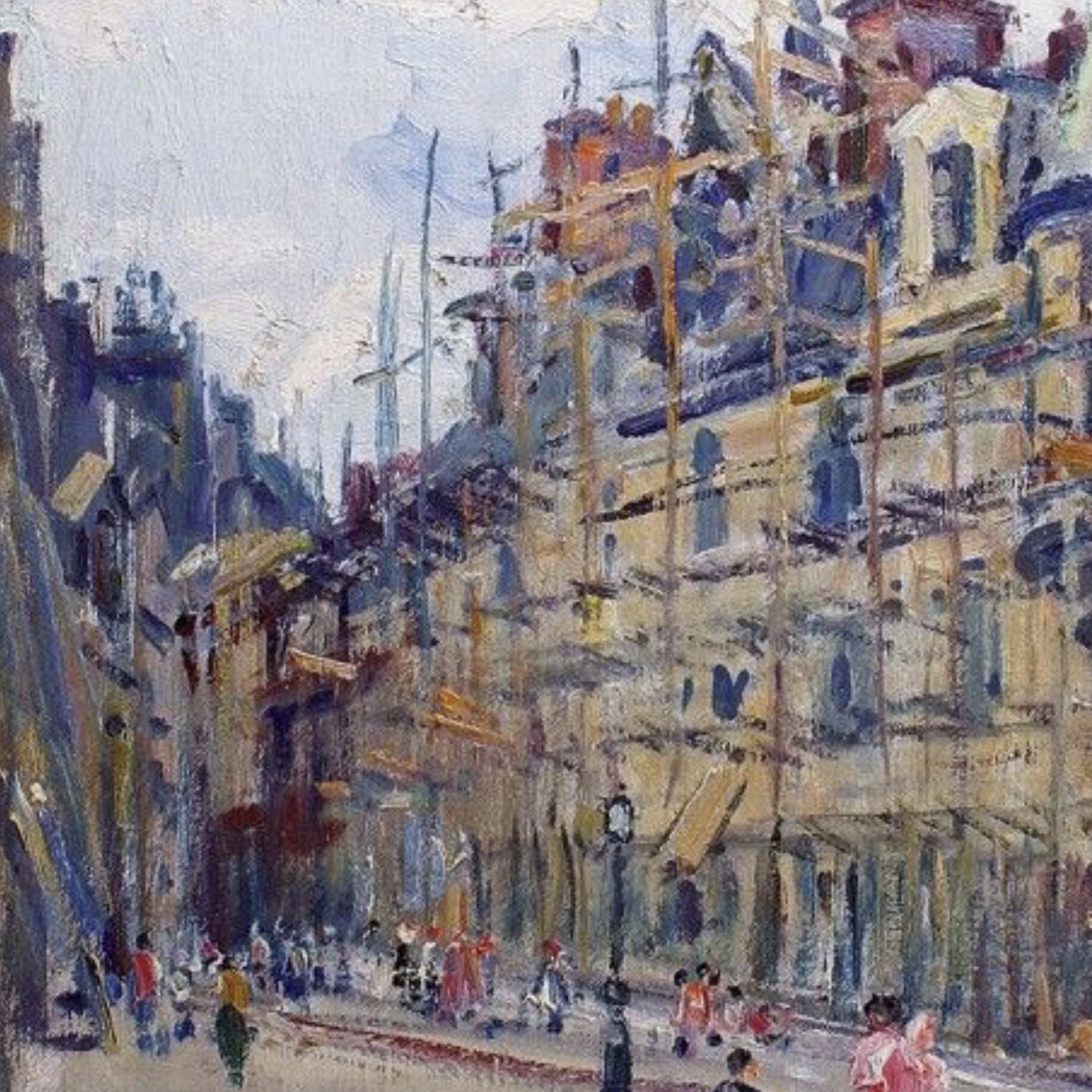 Gustave Madelain, huile sur toile