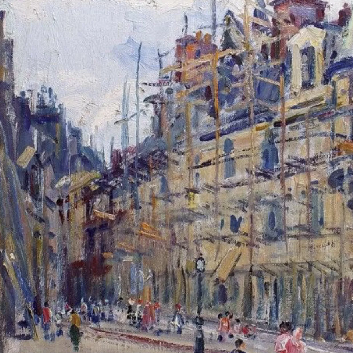 Gustave Madelain, huile sur toile
