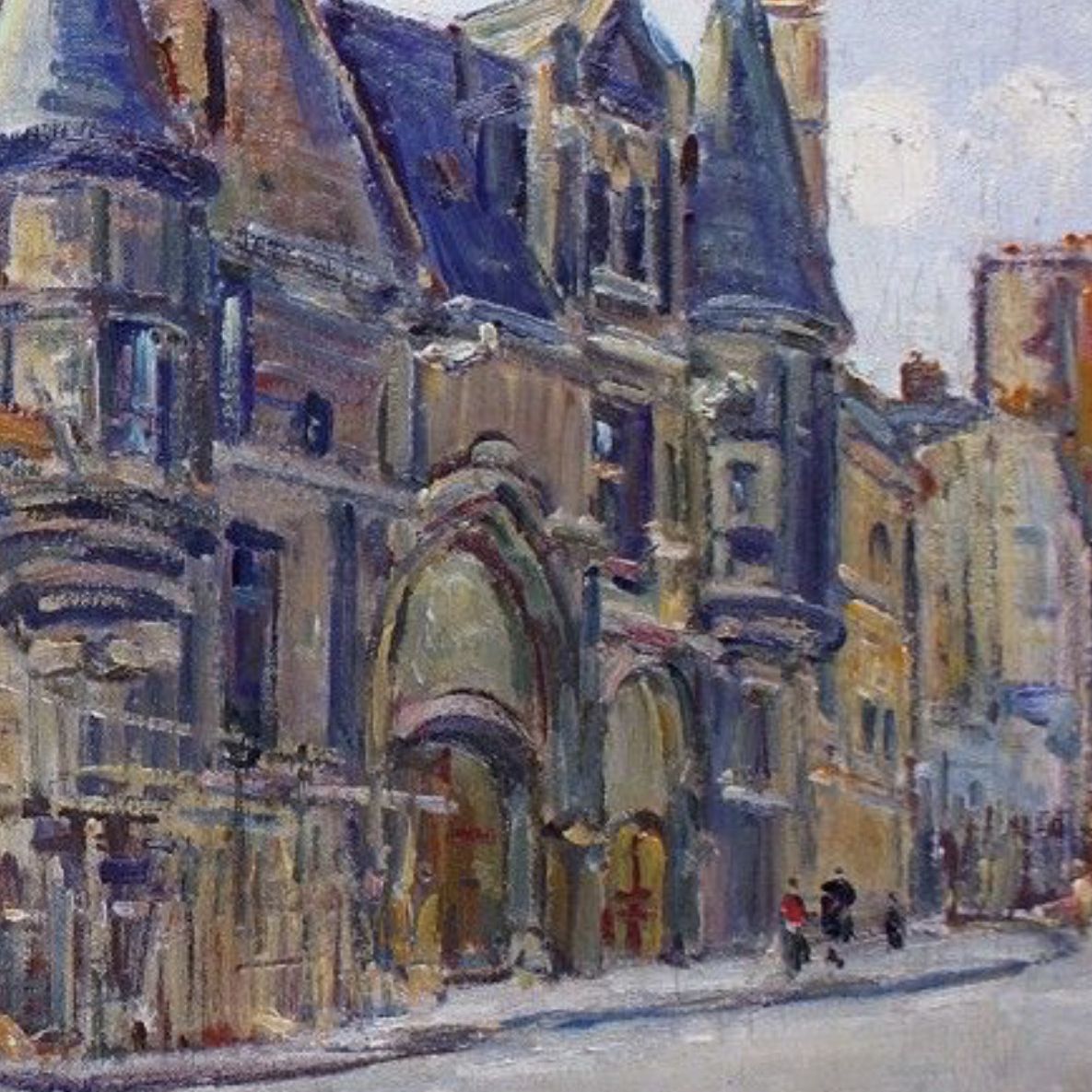 Gustave Madelain, huile sur toile