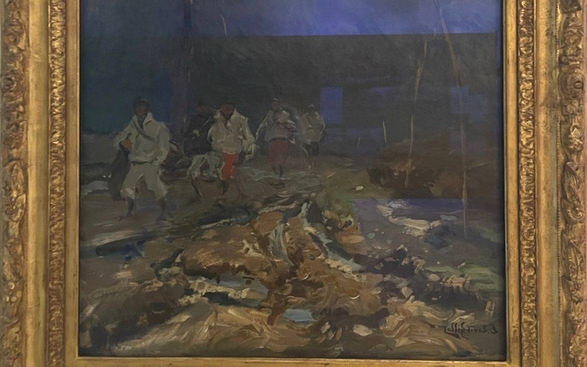 Eugène Louis Gillot, huile sur toile