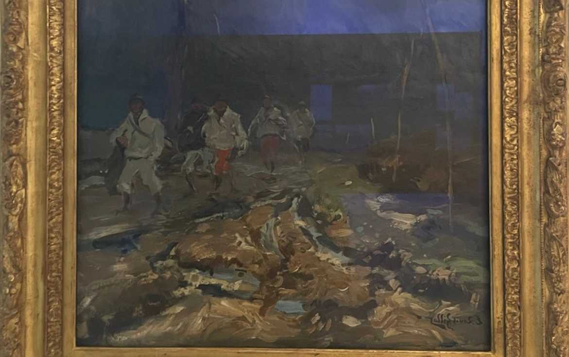 Eugène Louis Gillot, huile sur toile