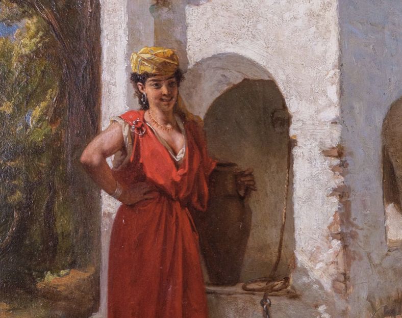 Hippolyte Lazerges, huile sur toile