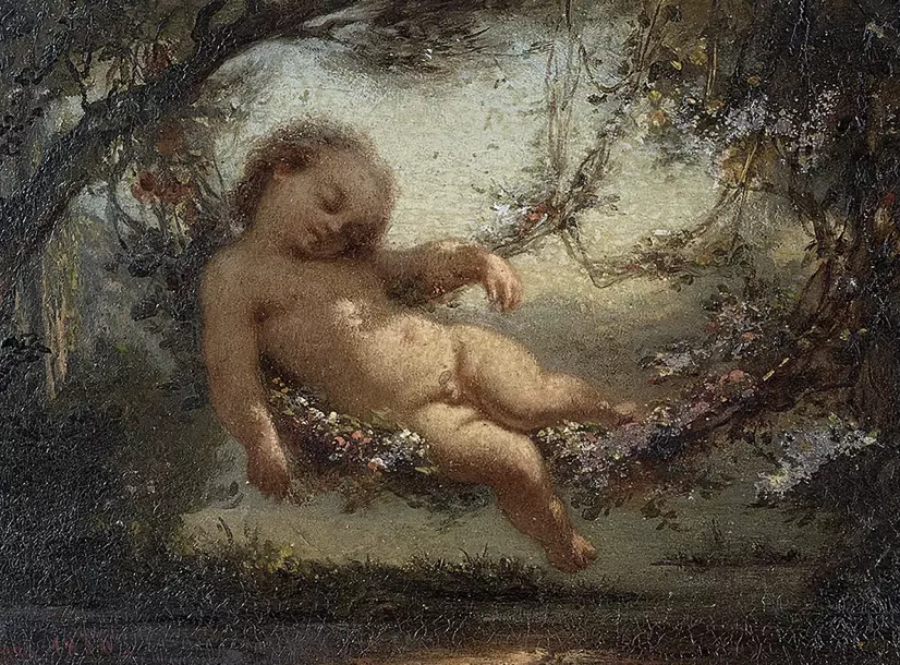Hippolyte Lazerges, huile sur toile