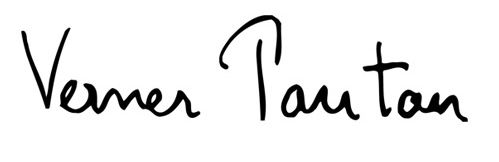 Signature de Verner Panton