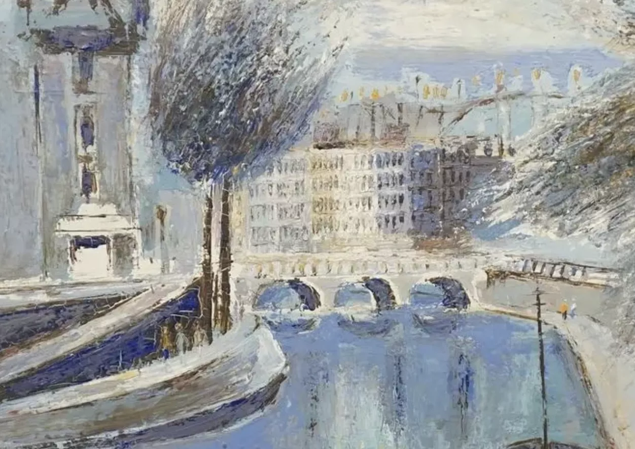 Gérard Sekoto, huile sur toile