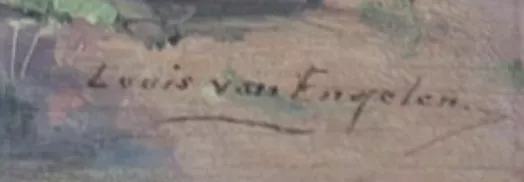 Signature de Louis Van Engelen
