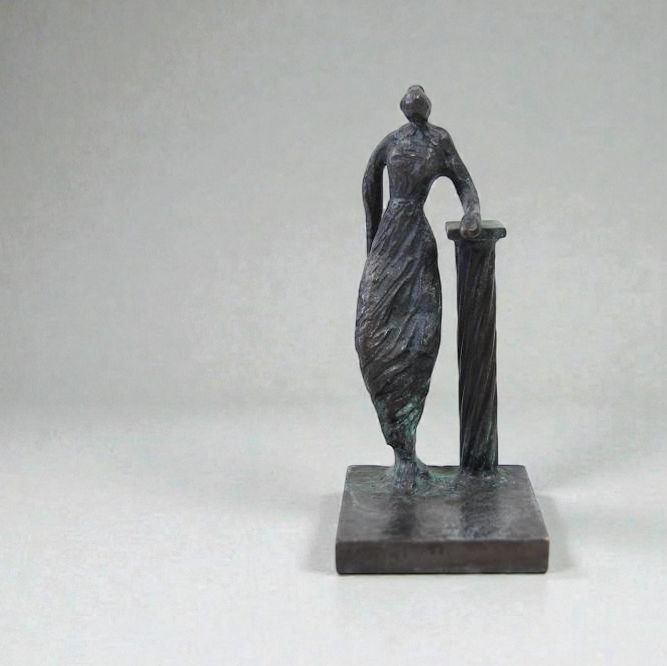Mustafa Ali, sculpture en bronze