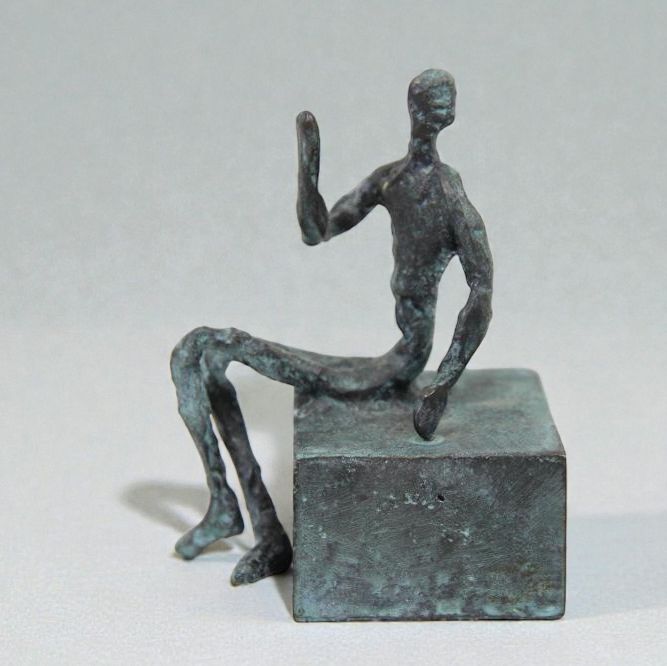 Mustafa Ali, sculpture en bronze