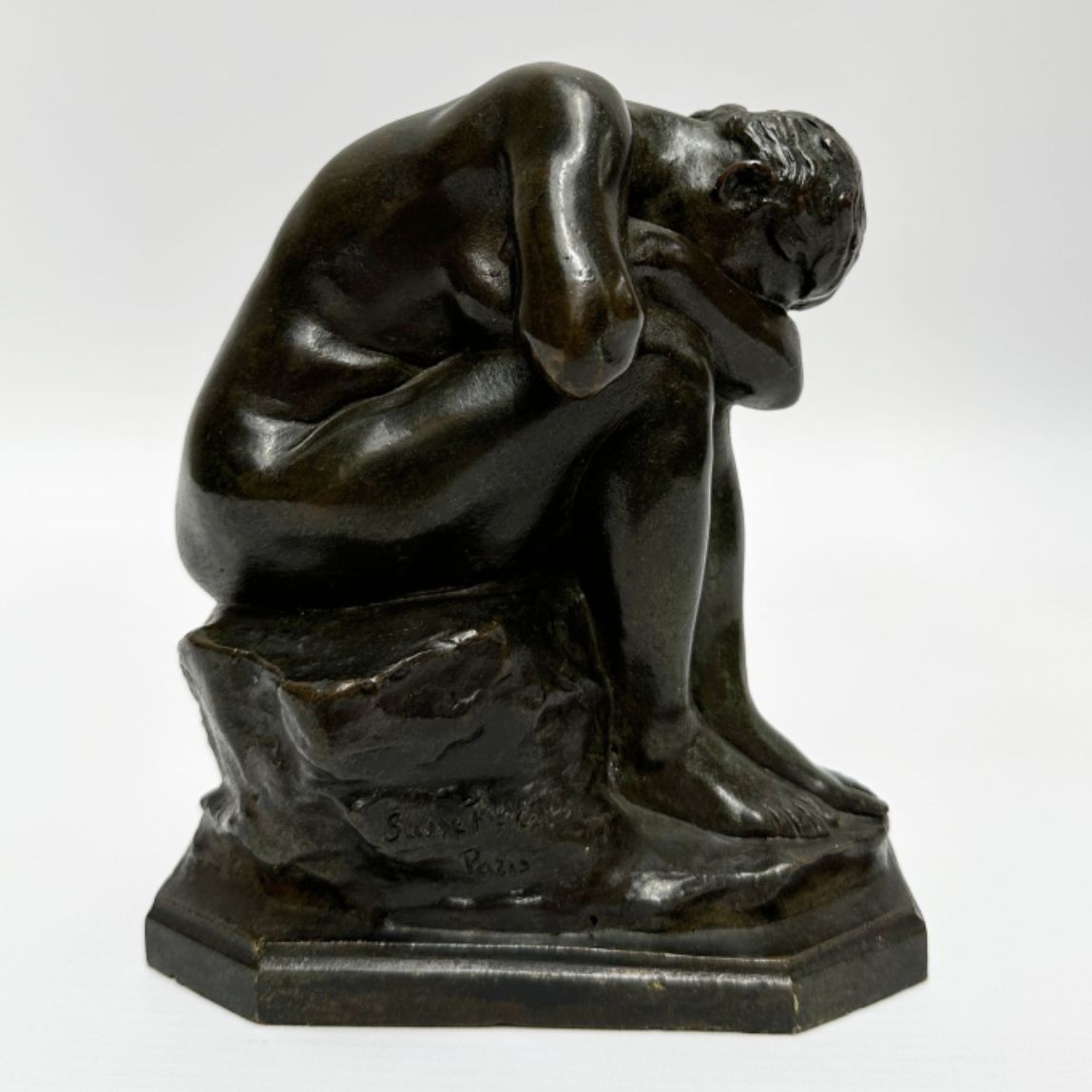 Jules Aimé Dalou, bronze à patine brune