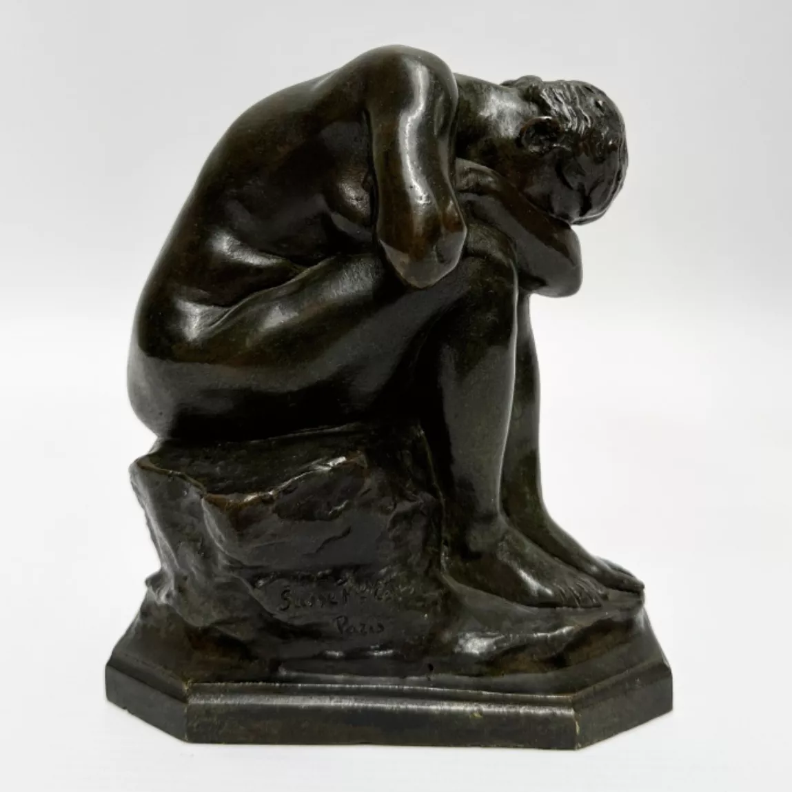 Jules Aim&eacute; Dalou, bronze &agrave; patine brune