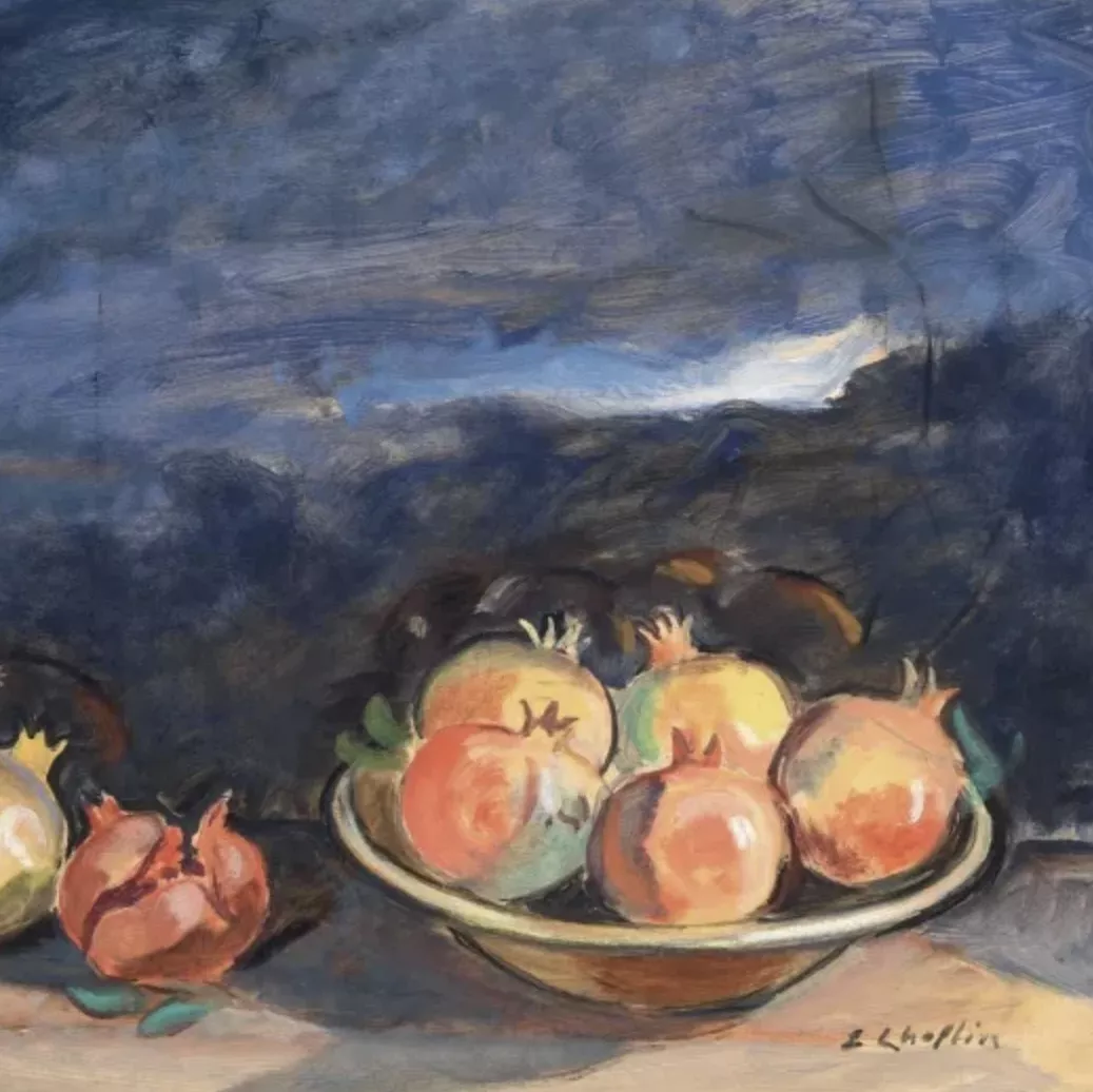 Elisabeth Chaplin, huile sur toile
