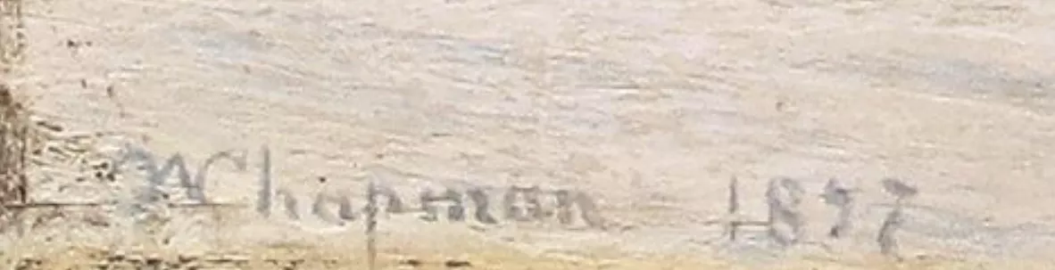 Signature de Conrad Wise Chapman