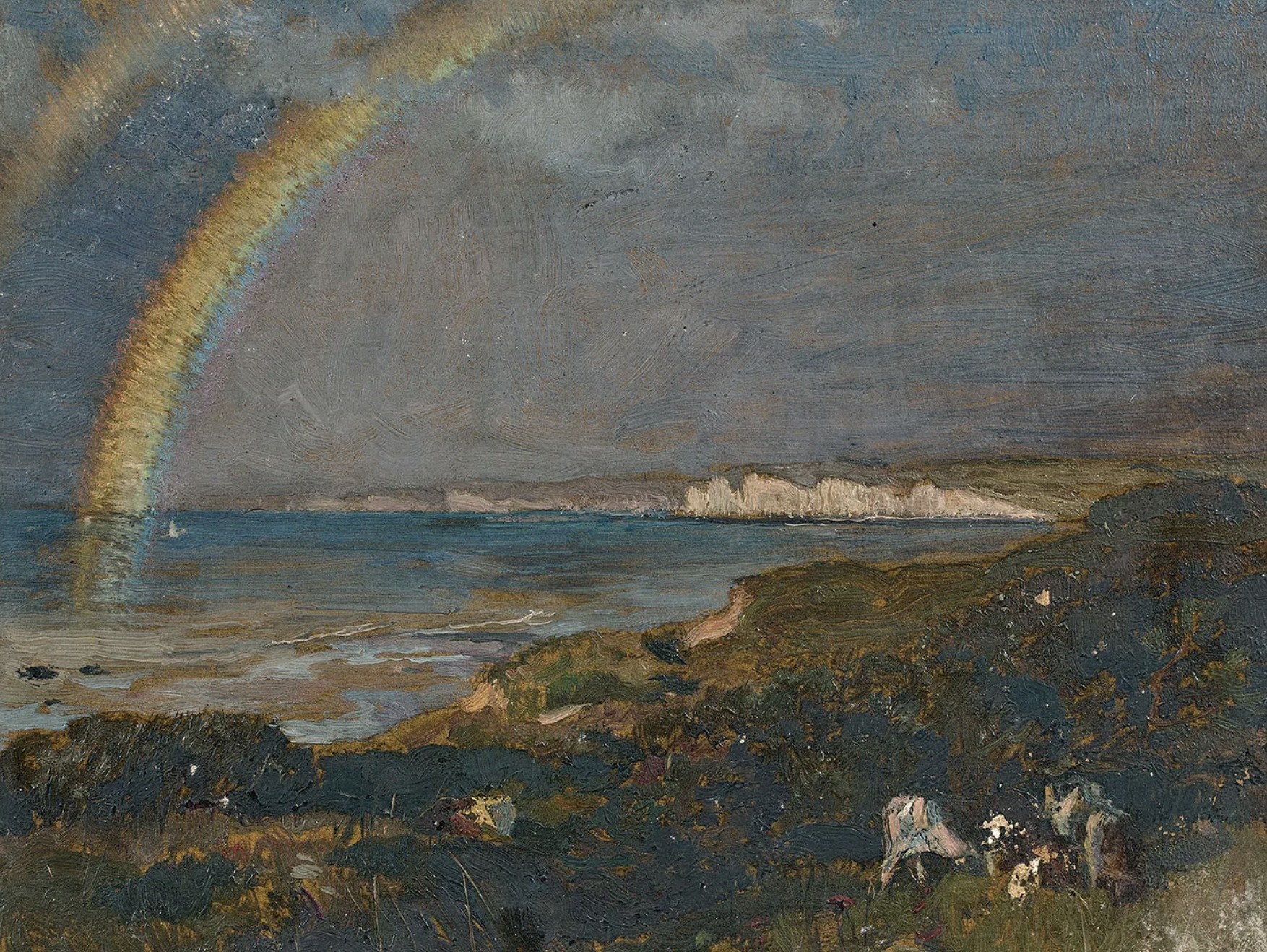 René Ménard, huile sur toile