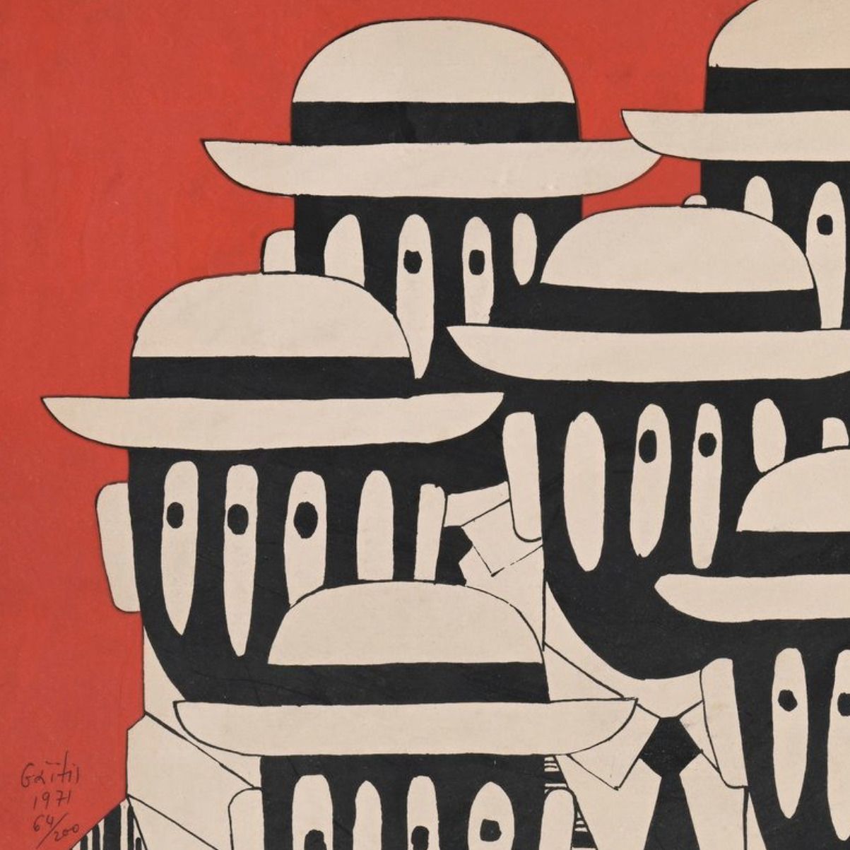 Yannis Gaitis, s&eacute;rigraphie