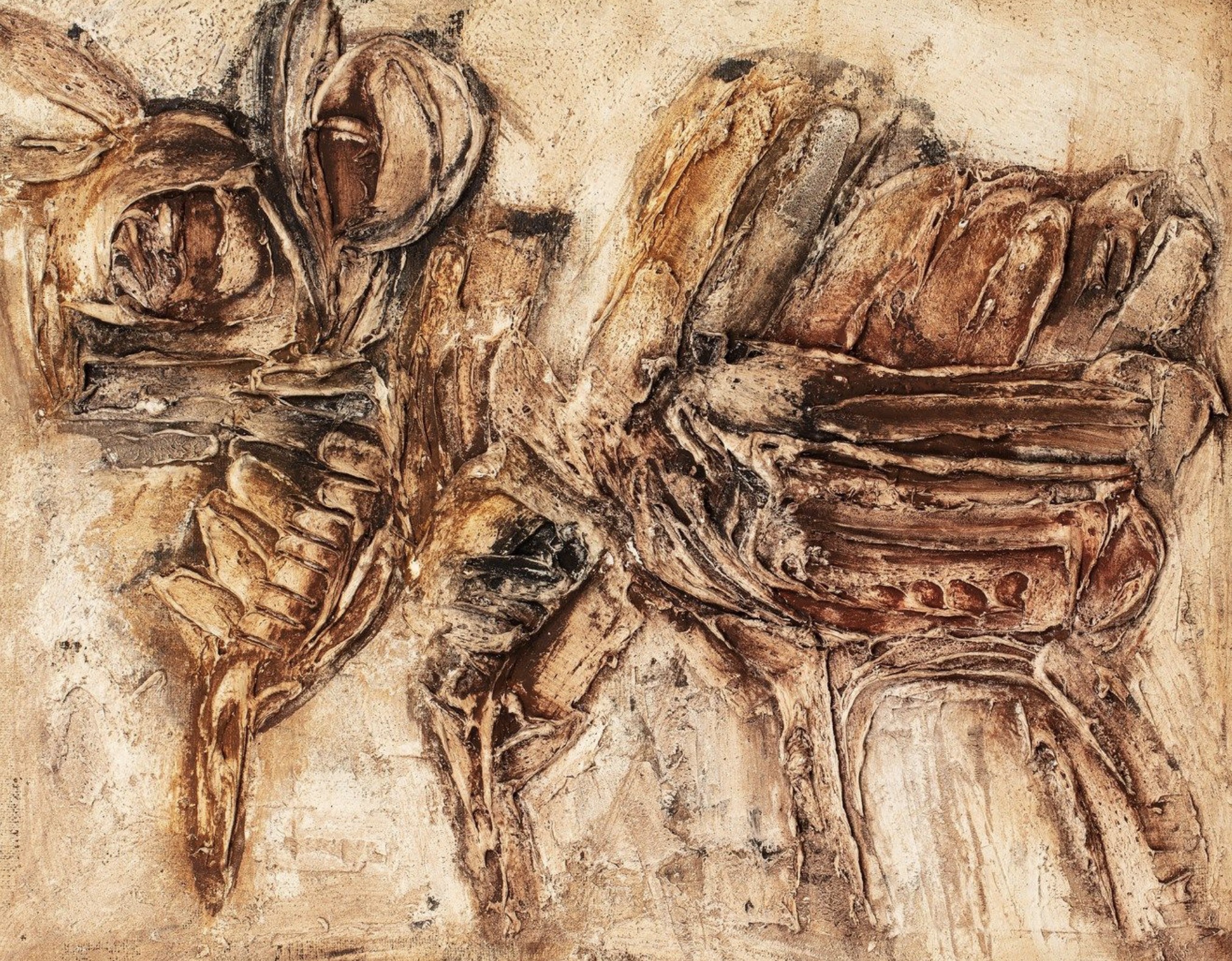 Yannis Gaitis, huile sur toile