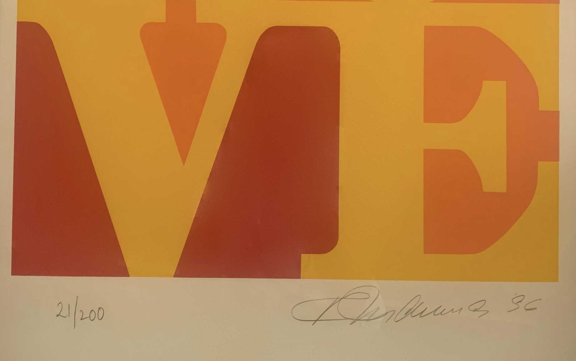 Robert Indiana, sérigraphie