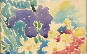 Cross, huile sur toile