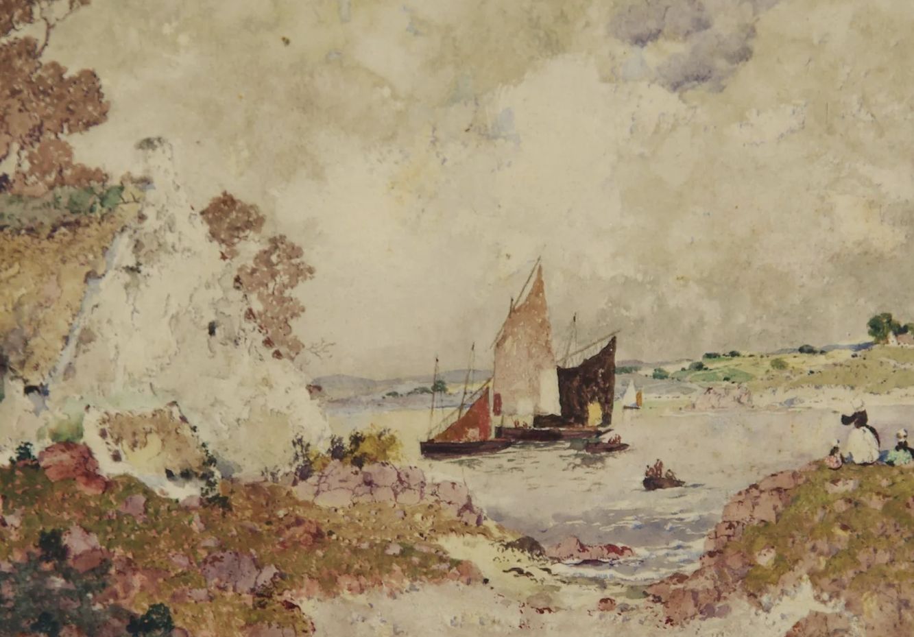 Ernest Pierre Guérin, huile sur toile