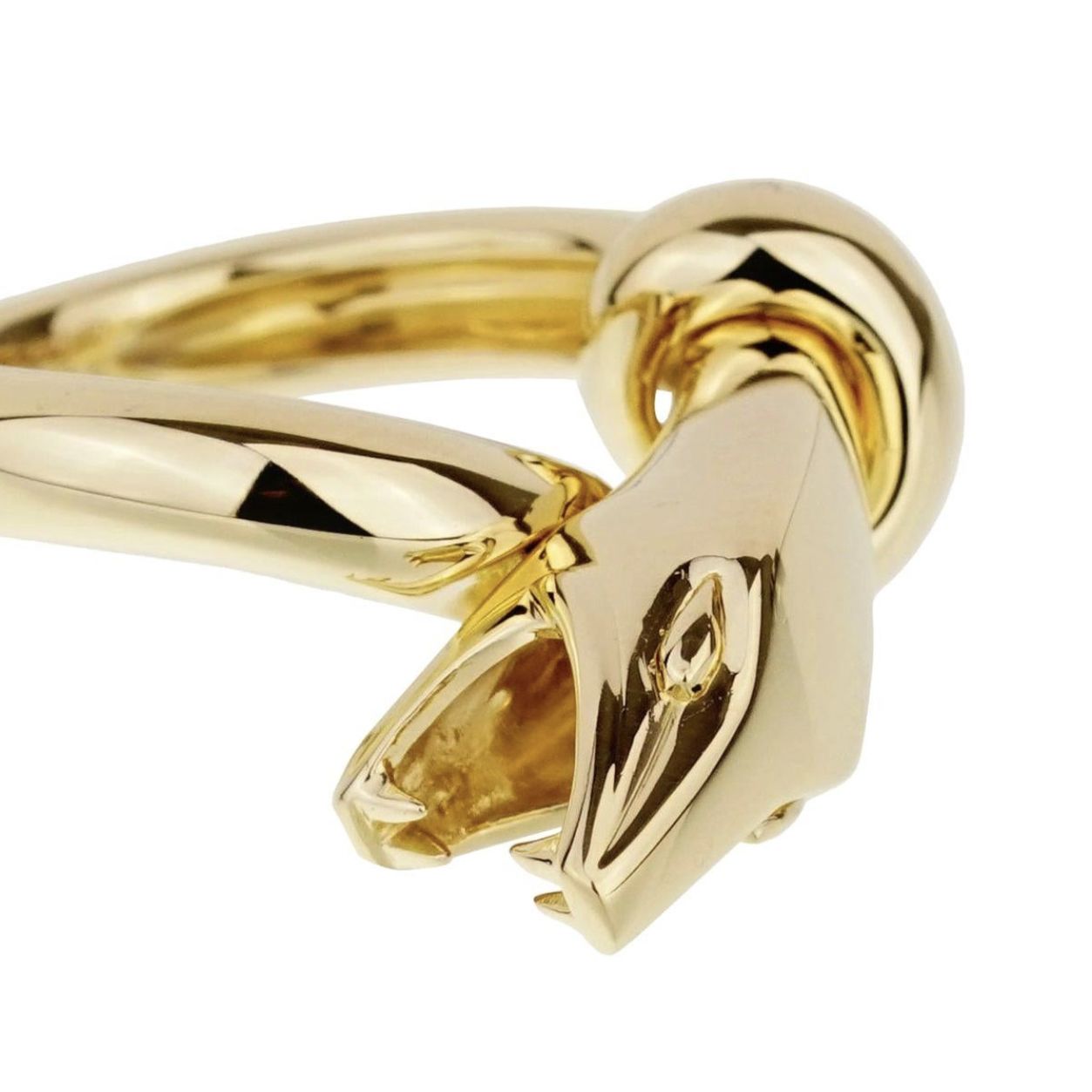Boucheron, bague serpent en or jaune